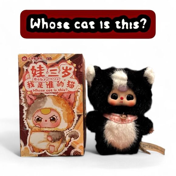 Baby Three Whose Cat Am I? Plush Blind Box - Cola - Picture 2 of 16